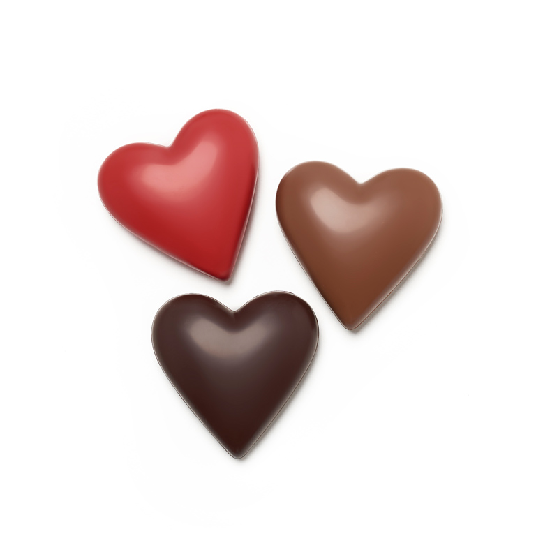 Corazón de chocolate 50 g de Pastelería Mallorca